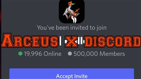 arceus x discord|Arceus X New Discord Server